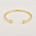 Promotion Wholesale Bracelet Women Handmade Custom Charm Fashion Bracelets Jewelry Simple Charm Twisted Gold Plated Fashion Bracelet